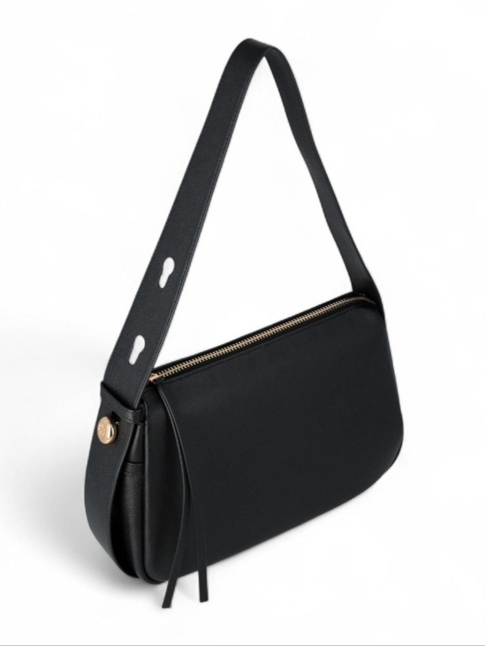 Tory Burch Romy Pebbled Leather Shoulder Bag